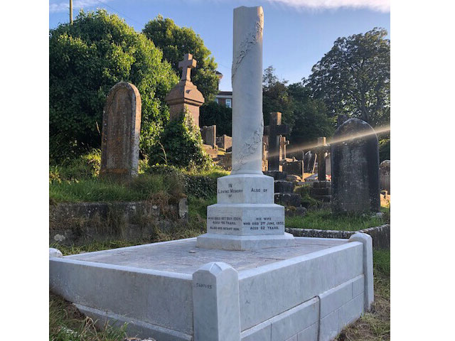 cemetery headstones devon |churchyard memorials devon | headstones | gravestone | totnes | south hams